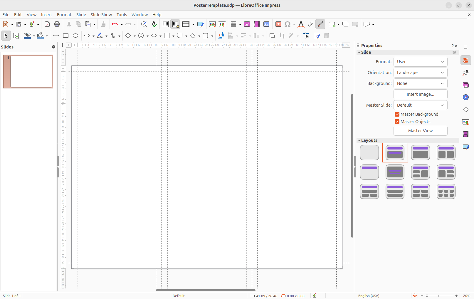 gridded poster