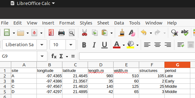 basic table